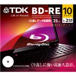 TDK データ用 2倍速対応BD-RE 10枚パック 25GB ワイドプリンタブル [ BED25PWA10A ]