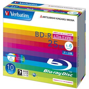 データ用6倍速対応BD-R（LTH TYPE） 10枚 [ DLR25RP10V1(バ-ベイタム ]