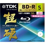 TDK データ用 6倍速対応BD-R DL 5枚パック 50GB ワイドプリンタブル 超硬[ BRD50HCPWC5A ]