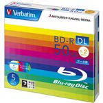 バ-ベイタム データ用2倍速対応BD-R DL（片面2層） 5枚 [ DBR50NP5V1（バ-ベイタム） ]