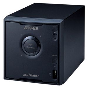 BUFFALO RAID5/ Webアクセス機能搭載 DLNA対応 ネットワーク対応HDD 4.0TB [ LS-Q4.0TL/R5 ]