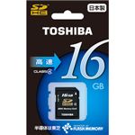東芝 SDHCメモリーカード 16GB CLASS4 [ SD-E016G4 ]