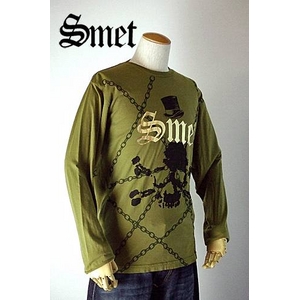 smet（スメット） long tee crow（men's） green M