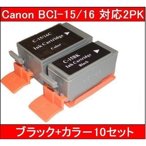 yCanonΉzBCI-15/16 ݊CNJ[gbW ubN+J[ y10Zbgz摜1