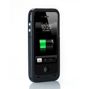 Juice Pack Plus(W[XpbNvX) iPhone 4 Black摜1