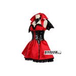 冥界の使者 真紅のデビルガールコスチューム【ハロウィン/クリスマス/イベント/パーティ/仮装/コスプレ/コスチューム/衣装】01000560 Lサイズ