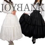 ボリュームロングパニエ☆88cm【ハロウィン/クリスマス/イベント/パーティ/仮装/コスプレ/ペチコート/スカート】09000263 ホワイト