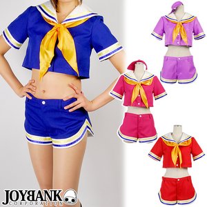 ショーパンStyle♪ エネルギッシュな応援団コスチューム【チアガール/コスプレ/コスチューム/衣装】04000322-3L ストロベリー
