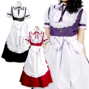シルフィードロングメイド【制服/ロリータ/お嬢様/クリスマス/イベント/仮装/コスプレ/コスチューム/メイド/メルヘン/衣装】01000593 Mサイズ パープル