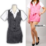 オフィスレディ コスチューム★OL制服【職業/仮装/イベント/パーティ/コスプレ/コスチューム/制服/衣装】01000686M ピンク