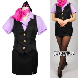 憧れのスチュワーデス コスチューム【キャビンアテンダント/CA/職業/コスプレ/コスチューム/制服/衣装】01000685L