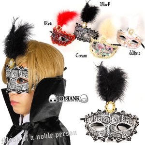 カーニバル★デコストーン仮面【仮面舞踏会/仮装パーティ/パーティ/ダンス/イベント/アイテム/ハロウィン/クリスマス/仮装】ZA-458 ホワイト 