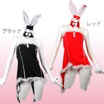 SEXYバニーガール★ファー付きサンタコスチュームセット【コスプレ/仮装/コスチューム/イベント/クリスマス/衣装】AT52119 レッド