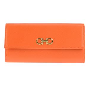 Ferragamo （フェラガモ） B855 CALF／CALENDULA 長財布