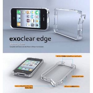 E304iPhone4S / iPhone4  op[P[X exoclear edge iGN\NA GbWj Clear摜2XV