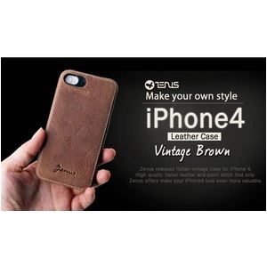 Z209i4iPhone4S / iPhone4 ΉP[X Vintage Brown Bar摜1