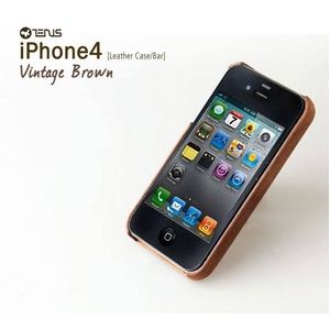 Z209i4iPhone4S / iPhone4 ΉP[X Vintage Brown Bar摜3XV