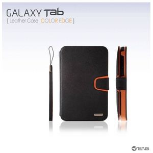 Z155GTGalaxy Tab/MNV[ ^u{vU[P[XColor EdgeyX^htz -Yellow Gray摜3XV