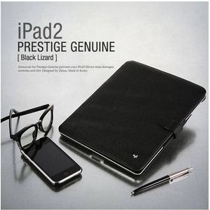 Z299iP2{v iPAD2P[X Prestige Genuine Black Lizard 摜1