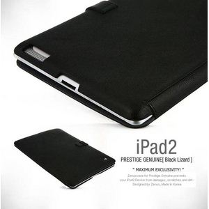 Z299iP2{v iPAD2P[X Prestige Genuine Black Lizard 摜3XV