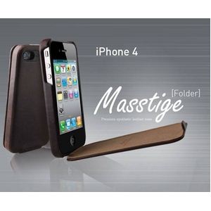 Z238i4iPhone4S / iPhone4 ΉP[X UP! Masstige Forder Black摜2XV