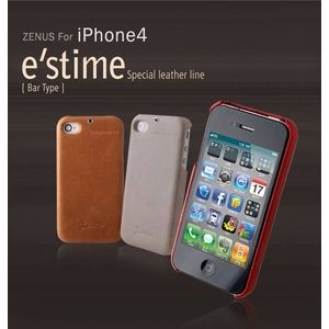 Z241i4iPhone4S^iPhone4 ΉP[X E`stime Bar {v Royal Red摜1