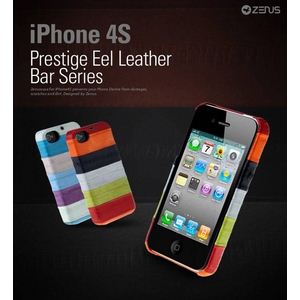 Z443i4SiPHONE4^4S ΉP[X C[U[iVRȂvj Prestige Eel Leather gBar