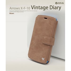 Z1052AF10 {vArrows X F-10D Vintage Diary@brown@蒠^Cv摜1