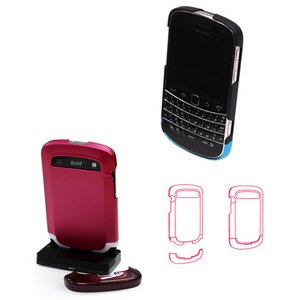 W1225BBBlack Chrome RedWalnutt_BlackBerry Capsule iubNx[pP[Xj摜1