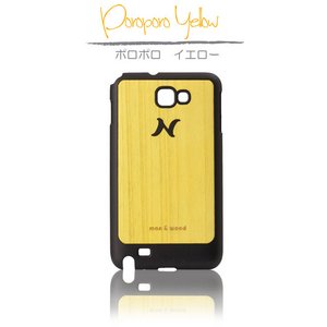 yI1236GNTzVR؂ōꂽGalaxy NoteiMNV[m[gjP[X wood-fit Poroporo Yellow摜1