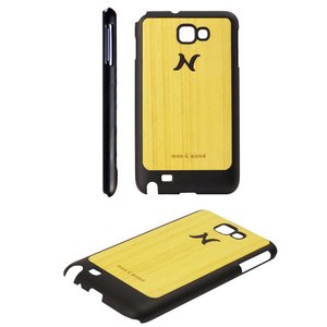 yI1236GNTzVR؂ōꂽGalaxy NoteiMNV[m[gjP[X wood-fit Poroporo Yellow摜2XV