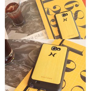 yI1236GNTzVR؂ōꂽGalaxy NoteiMNV[m[gjP[X wood-fit Poroporo Yellow摜3XV