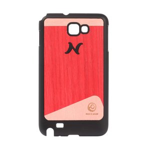 yI1243GNTzVR؂ōꂽGalaxy NoteiMNV[m[gjP[X wood-fit Harmony Poroporo Red摜1