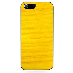 iPhone5iPhone5 Man & Wood Real wood case Vivid Lemon Tree White I1514i5 摜1