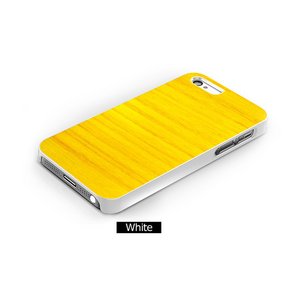 iPhone5iPhone5 Man & Wood Real wood case Vivid Lemon Tree White I1514i5 摜2XV