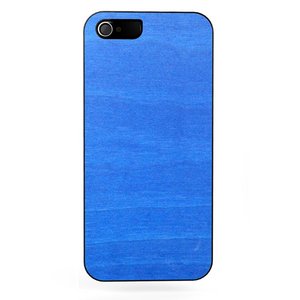 iPhone5iPhone5 Man & Wood Real wood case Vivid Midnight Blue @zCgt[摜2XV