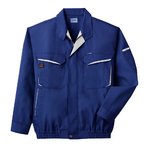 空調服　綿・ポリ混紡長袖作業着　K-500N　【カラー：ブルー　 サイズ　XL】