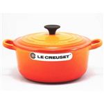 ル・クルーゼ （Le Creuset） 両手鍋 ココット・ロンド 20cm オレンジ