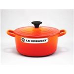 ル・クルーゼ （Le Creuset） 両手鍋 ココット・ロンド 18cm オレンジ
