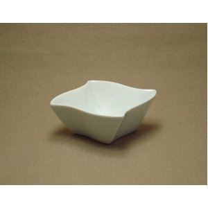 【セット販売】白い器 波型小鉢 白 ホワイト （6個セット）