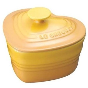 ル・クルーゼ （Le Creuset）  ラムカン・ダムール（蓋付き） ディジョンイエロー