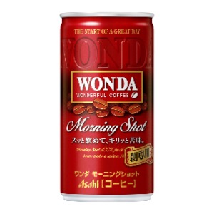 【まとめ買い】アサヒ ワンダ モーニングショット 缶 185g×30本入り（1ケース）