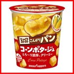 【まとめ買い】ポッカサッポロ じっくりコトコト こんがりパン コーンポタージュ （カップ） 32.2g×18カップ（6カップ×3ケース）