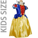 KIDS☆ハート柄の白雪姫ドレスコスチューム/XXS