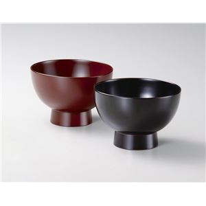 KZ2469 手塗うるしペア4.0あったかごはん茶椀（溜・朱） 【Kaze-ya style・北市漆器店 】