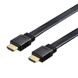バッファロー（サプライ） HDMIケーブル フラット Ver1.4準拠 1.5m ブラック BSHD2F15BK