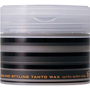 （まとめ買い）ナカノ スタイリング タントN ワックス6 ウルトラスーパーハード 90g×2セット