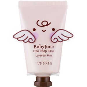 （まとめ買い）イッツスキン ベビーフェイス ワンステップベース OSB-01 ラベンダーピンク 35ml×3セット