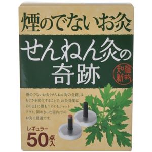 （まとめ買い）せんねん灸の奇跡 煙の出ないお灸 レギュラー 50点入×3セット