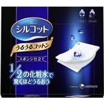 （まとめ買い）シルコット うるうるコットンスポンジ仕立て 40枚入×29セット